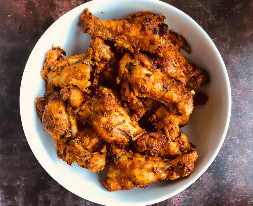 30 minute Masala Wings & Dip